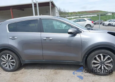 2017 Kia Sportage Ex из США, поврежденный, VIN KNDPNCAC1H7288155